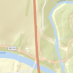 A68, Melrose, Scottish Borders TD6, UK Street Map