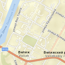 Velizh Street Map