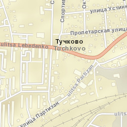 Tuchkovo Street Map