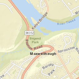 Maxwellheugh Street Map