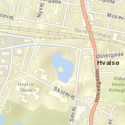 Kirke Hvalsø Street Map