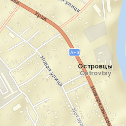 Ostrovtsy Street Map