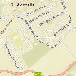 27 Jenny Moore's Road, Saint Boswells Street Map