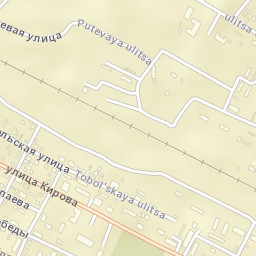 Nazyvayevsk Street Map