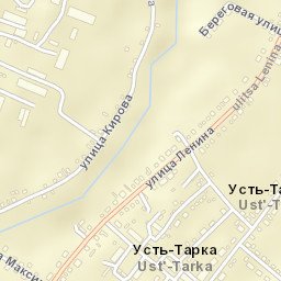 Ust’-Tarka Street Map