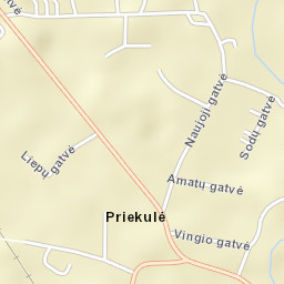 Priekulė Street Map