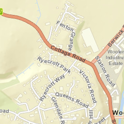 Wooler Street Map