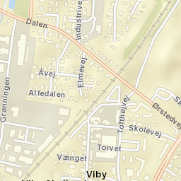 Viby Street Map