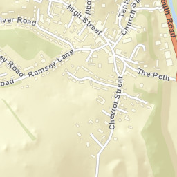 Church St, Wooler, Northumberland NE71, UK Street Map