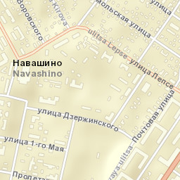 Navashino Street Map