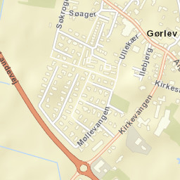 Gørlev Street Map