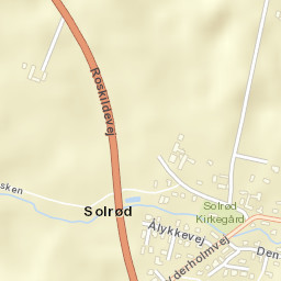 Solrød Kommune Street Map