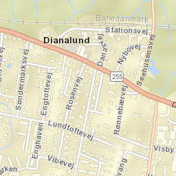 Dianalund Street Map