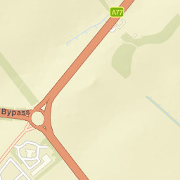 Dutch House Roundabout, Monkton, South Ayrshire KA9, UK Street Map