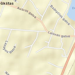 Dūkštas Street Map