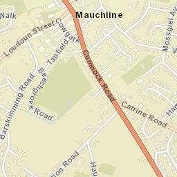 Mauchline Street Map