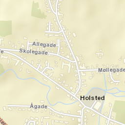 Holsted Street Map