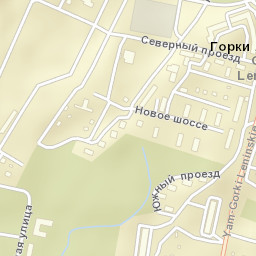 Gorki-Leninskiye Street Map