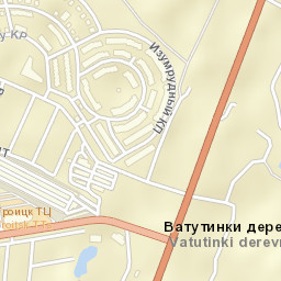 Vatutinki Street Map