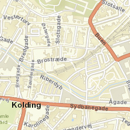 Kolding Street Map