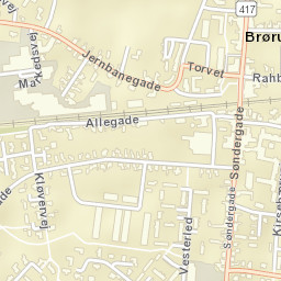 Brørup Street Map