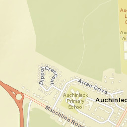 122 Arran Dr, Auchinleck, East Ayrshire KA18, UK Street Map