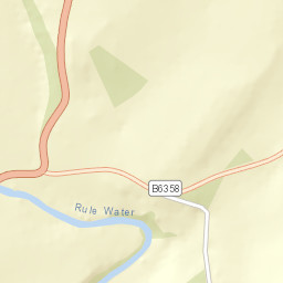 B6358, Jedburgh, Scottish Borders TD8 6SZ Street Map