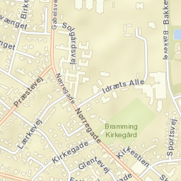 Bramming Street Map