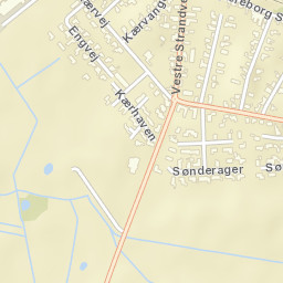 Tjæreborg Street Map