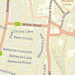 29 Burns Statue Square, Ayr, South Ayrshire Street Map