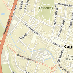 Køge Street Map