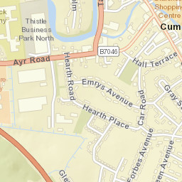 2 Tanyard, Cumnock, East Ayrshire KA18 1 Street Map