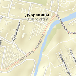Dubrovitsy Street Map