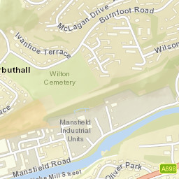 39 Mansfield Rd, Hawick, The Scottish Borders TD9, UK Street Map