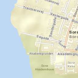 Sorø Street Map