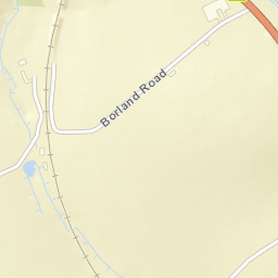 Borland Road, Cumnock, East Ayrshire Street Map
