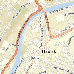 Mart Street, Hawick, Scottish Borders TD9, UK Street Map