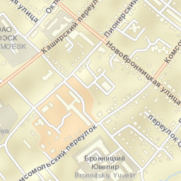 Bronnitsy Street Map