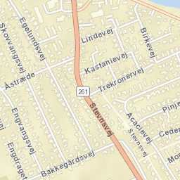 Strøby Egede Street Map