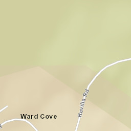 Ward Cove Alaska Street Map