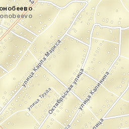 Konobeyevo Street Map