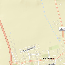 Lesbury Street Map