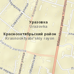Urazovka Street Map