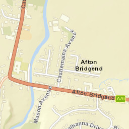 New Cumnock Street Map