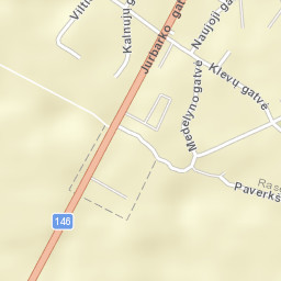 Raseiniai Street Map