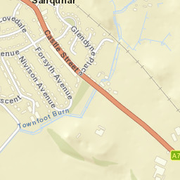 Sanquhar Street Map