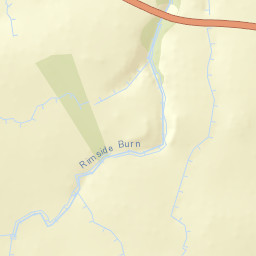 A697, Northumberland, UK Street Map