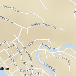 Ketchikan Alaska Street Map