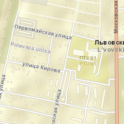 L’vovskiy Street Map