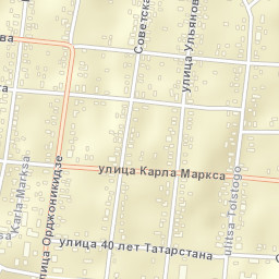 Zainsk Street Map